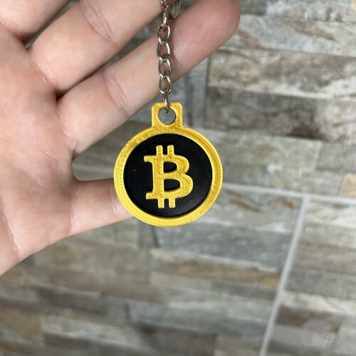 Bitcoin kulcstartó